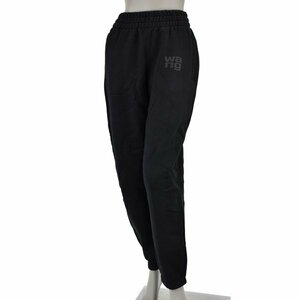 新品【XSサイズ】ALEXANDER WANG アレキサンダーワン ESSENTIAL TERRY JOGGERS/ロゴ スウェットパンツ/4CC3244399 001