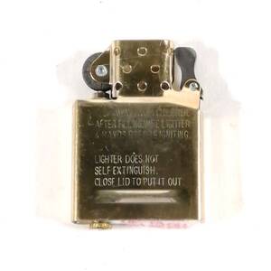 【中古】ZIPPO ジッポー インサイドユニット INSIDE UNIT USA製 純正ゴールド GOLD 交換用 中身 レギュラータイプ (#DAFWT)