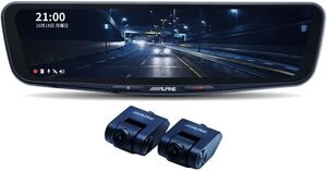 新品 アルパイン(Alpine) 【DVR-DM1200A-IC】 ドライブレコーダー搭載 13インチデジタルミラー 純正ミラー交換タイプ 車内リアカメラ