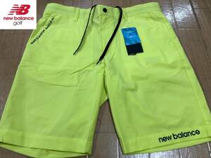 ・スピード発送 NewBalanceGolf(ニューバランスゴルフ) 春夏 吸汗速乾 ストレッチ ハーフパンツ 012-3132202(YE)８４－８８