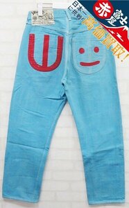 3P7178/エヴィス Lot 1946 山ちゃんカラージーンズ evisu デニムパンツ