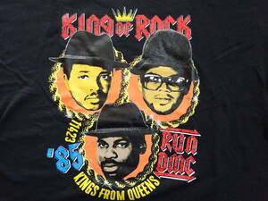 RUN DMC　Tシャツ　Mサイズ　ヒップホップ　HIP HOP　オフィシャル品　ライセンス商品　ランDMC