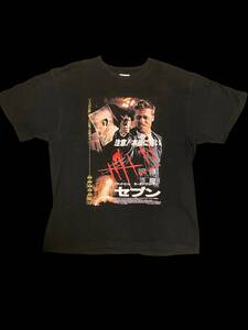 ブラッド ピット セブン Ｔシャツ Brad Pitt Seven Se7en ムービーＴシャツ ブラピ 90s ファイトクラブ ビンテージ