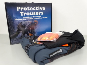 新品 未使用品 Husqvarna ハスクバーナ Protective Trousers プロテクティブ トラウザー パンツ Mサイズ 作業用 作業服 防護ズボン