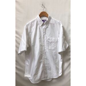 【THE NORTH FACE PURPLE LABEL】Cotton Polyester OX B.D.H/S Shirt 23SS-I ザノースフェイス XLサイズ NT3318N ts202410