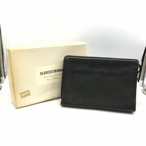 【27036】グロスターロード セカンドバッグ ストラップ付 本牛革 鞄 かばん GLOUCESTER ROAD MARUEM 経年保管品 中古品 梱包60サイズ