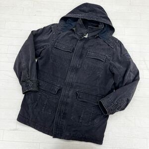 1409◎ Abercrombie & Fitch アバクロンビー & フィッチ SENTINEL JACKET センチネル ジャケット 裏キルティング ブラック メンズL