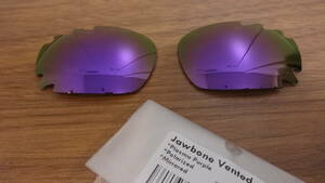 処分価格！！★オークリー RACING JACKET JAWBONE レーシングジャケット用 カスタム偏光 レンズ Purple Color ジョウボーン ジョーボーン 