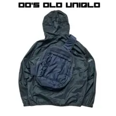 00s OLD UNIQLO ユニクロ　レコードバッグ　ショルダーバッグ　Y2K