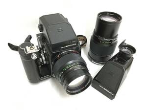 ★ ZENZA BRONICA ETR S + MC 1:3.5 f=150 + 1:5.6 f=250mm ★ 中判フィルムカメラ レンズセット ファインダー ゼンザブロニカ