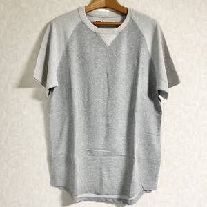 未使用　Levi’s　Tシャツ　杢グレー系　コットン / リネン　サイズM　　W018