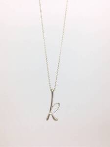 【1円】Tiffany＆co ティファニー ネックレス 925 イニシャルK 箱・袋付