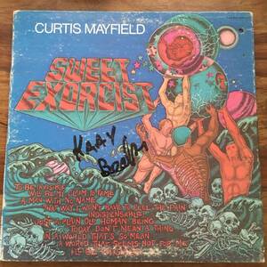 original US盤 LP★Curtis Mayfield/SWEET EXORCIST カーティス メイフィールド名盤★