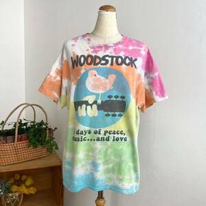 wood stock ウッドストック タイダイ Tシャツ 90