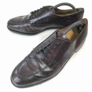 コールハーン/COLE HAAN★オールレザー/本革/ハンドメイド/Uチップ【10.5D/28.5/赤茶/BROWN系】ビジネス/dress shoes◆H-41