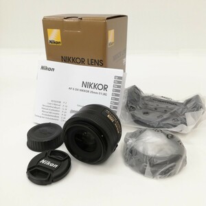 29 美品 Nikon ニコン カメラレンズ AF-S DX NIKKOR 35mm f/1.8G for DIGITAL 付属品未開封あり 取説 元箱付き 動作未確認 現状品