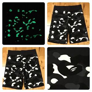 ★新品★ 蓄光 City camo スウェット ハーフパンツ Mサイズ ショーツ a bathing ape BAPE shorts エイプ ベイプ アベイシングエイプ yi0