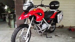 BMW G650GS 08-16 F650GS 00-07 クラッシュバー エンジンガード Crash Bar フレームプロテクター シルバー アッパー ロワーセット