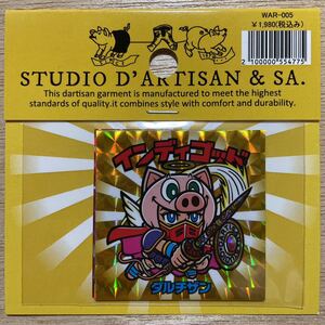 新品 未開封 STUDIO D’ARTISAN (ステュディオダルチザン) WAR-005 神魔大戦 シール4枚セット グリーンハウス ダルチザン ビックリマン 