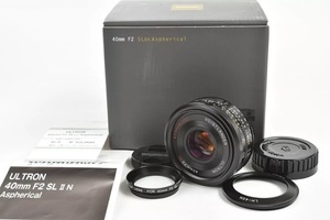 ★極美品★Voigtlander フォクトレンダー ULTRON ウルトロン 40mm F2 SLII N Aspherical Nikon ニコン クローズアップレンズ付き♪/r37