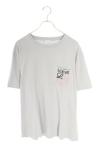 ロエベ LOEWE H526Y22X99 サイズ:L アナグラム刺繍ポケットTシャツ 中古 SS13