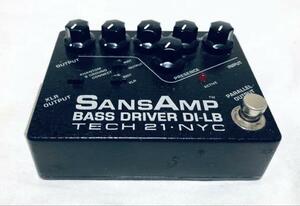 Tech21 SANSAMP BASS DRIVER DI-LB 日本限定品 ベース エフェクター プリアンプ 国産