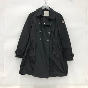 MONCLER モンクレール トレンチコート HINATA ナイロン 黒 サイズ0【CLAR2056】