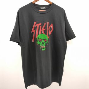 HYSTERIC GLAMOUR Tシャツ 2183CT30 18AW 野口強コラボ Stie-lo DEATH SONG ブラック SIZE M ヒステリックグラマー◆3109/宮竹店