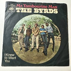 The Byrds - Mr. Tambourine Man ☆ドイツORIG 7″☆ボブディラン☆Folk Rock代表曲