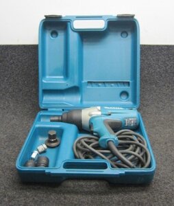 *【中古品】マキタ makita インパクトレンチ TW0350 ソケット(19-38、22-38、24-45)付 締付 鉄骨 ボルト ナット 締め 電動工具