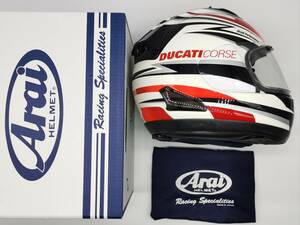 Arai アライ RX-7X DUCATI CORSE SPEED ドゥカティ RX7X フルフェイスヘルメット Mサイズ