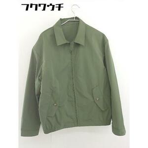 ◇ THE SHOP TK ザ ショップ ティーケー ジップアップ 長袖 ジャケット サイズM カーキ メンズ