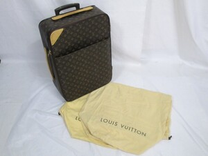 1000円スタート キャリーバッグ Louis Vuitton ルイヴィトン モノグラム ぺガス55? 約37.5×54×18cm スーツケース トロリー 12 J①710