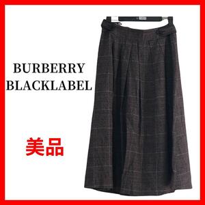 BURBERRY　BLACK LABEL　スカート　チェック柄　B915