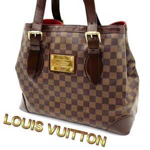 LOUIS VUITTON ルイヴィトン ダミエ ハムステッドMM エベヌ トートバッグ ハンドバッグ　J04