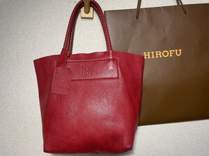 ●７５００円即決です● HIROFU ヒロフ　　レザーバッグ 