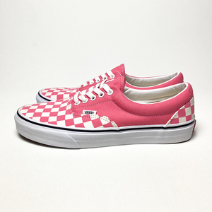 新品 VANS ERA チェッカー ピンク 25.0cm バンズ エラ PINK / authentic オーセンティック USA インター