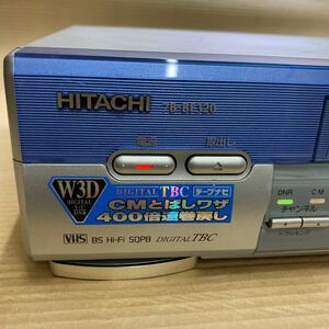 refle〓 HITACHI ビデオデッキ 7B-BF320 VHSビデオデッ　中古　リモコンなし　通電のみ確認の為ジャンク扱い