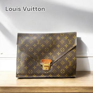 Louis Vuitton クラッチバッグ モノグラム ブラウン