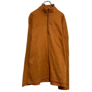 patagonia フリース ジャケット パタゴニア XL オレンジ ビッグサイズ ハーフジップ アウトドア CAPILENE 古着卸 アメリカ仕入 a610-7094