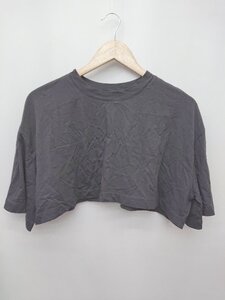 ◇ CITEN シテン UNITED ARROWS ショート丈 半袖 Tシャツ カットソー サイズＦ チャコールグレー系 レディース P