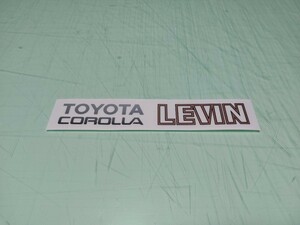 AE86　LEVIN　リアステッカー