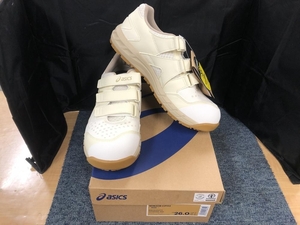 005▽未使用品▽asics 安全靴 WINJOB CP112 BIRCH/PUTTY