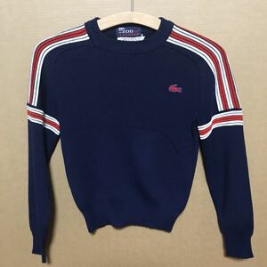 80s～90s USED BOYS IZOD LACOSTE KNIT SWEATER MADE IN HONG KONG 80