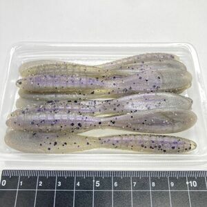 710428 カリフォルニアワーム パドルテールグラブ 4インチクラス １０本 CALIFORNIA WORM PADDLE TAIL GRUB ハンドポワード オールド品