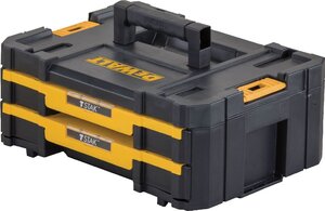 DEWALT デウォルト DWST17804 TSTAK チェスト 2Drawers 品番：DWST17804 ツールボックス ツールBOX 道具箱 収納 ケース 工具箱 電工 電設