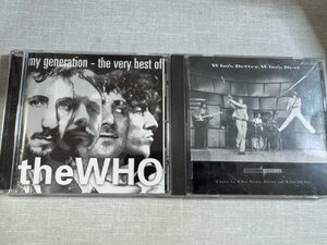 THE WHOザ・フー BESTアルバムCD2枚セット Who