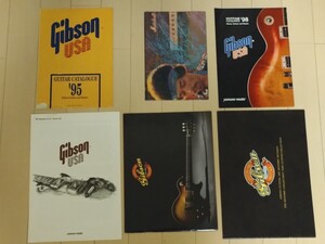 Gibson ギブソン 店頭カタログ、冊子、その他 1995〜2016年頃 合計35部 