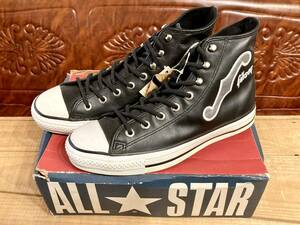 ★☆90s!USA!希少レア!!コンバース ALL STAR GIBSON Hi 6.5 25cm converse オールスター ギブソン レザー 黒 デッド ビンテージ 218☆★