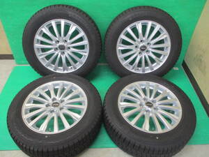 ☆21年製美品 GOODYEAR ICENAVI8 215/60R17 SIBILLA 17×7J+39 5H-114.3 トヨタ車用 埼玉県発 カローラクロス アルファード ヴェルファイア